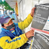 La última edición impresa de El Periódico circuló ayer en Ciudad de Guatemala. "Nos transformamos para seguir resistiendo", señala la portada del 30 de noviembre.