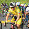 Miguel Ángel López, del Team Medellín, líder absoluto de la Vuelta. Hoy llega a Manizales, a Chipre.