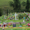 En el cementerio El Carmen de Riosucio (Caldas)  se tienen trazadas 53 áreas de interés forense protegidas.