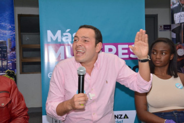 Carlos Mario Marín Correa, alcalde de Manizales.