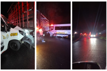 El accidente, ocurrido sobre las 7 de la noche de este miércoles, obligó el cierre total de la vía Manizales - Bogotá.