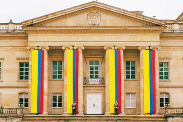 La Casa de Nariño, residencia oficial y sede principal de trabajo del presidente de Colombia.