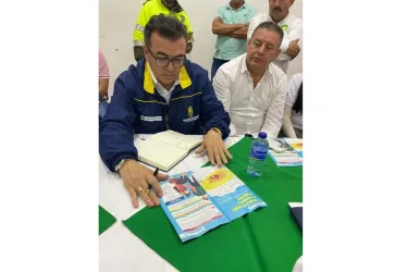 Olmedo López, director de la Unidad Nacional para la Gestión de Riesgo de Desastres
