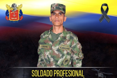 Soldado Dinolberto León Martínez