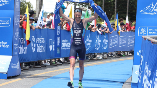 Extranjeros ocupan el podio masculino del Continental de Triatlón: oro para Félix Duchampt
