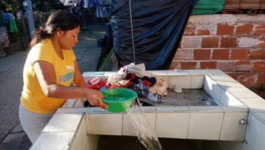 En la vereda La Plata, de Palestina (Caldas), esperan el agua potable 