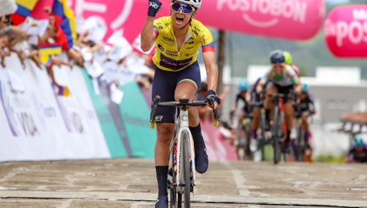 Diana Carolina Peñuela ganó la segunda etapa de la Vuelta a Colombia Femenina