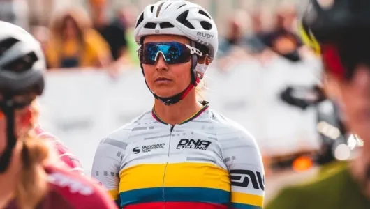 Diana Carolina Peñuela corre la contrarreloj del Mundial en Glasgow (Escocia)