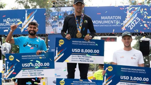 Atleta caldense Carlos Mario Patiño fue tercero en maratón de República Dominicana