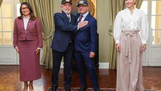 Lula y Petro se reúnen en el Palacio de Nariño con el tema de medioambiente de fondo