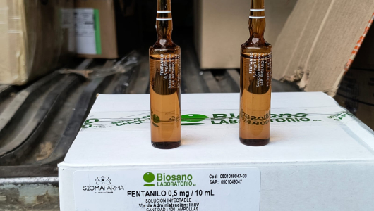 Autoridades incautan por primera vez en Caldas 500 ampollas de fentanilo