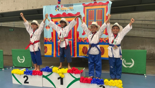 Niños ganan medallas para Risaralda en Torneo Internacional de Taekwondo