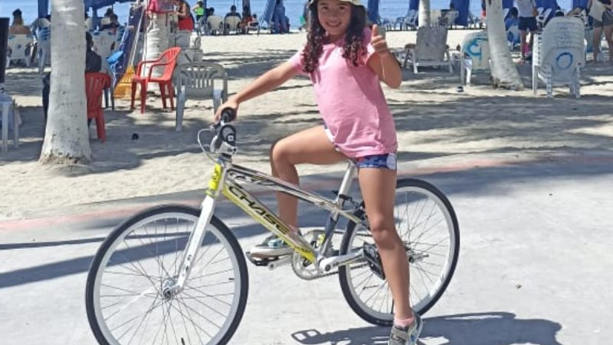 Amelia Zarante, quien corre en damas 8 años.