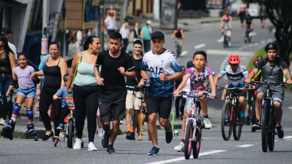 Ciclovía en Manizales