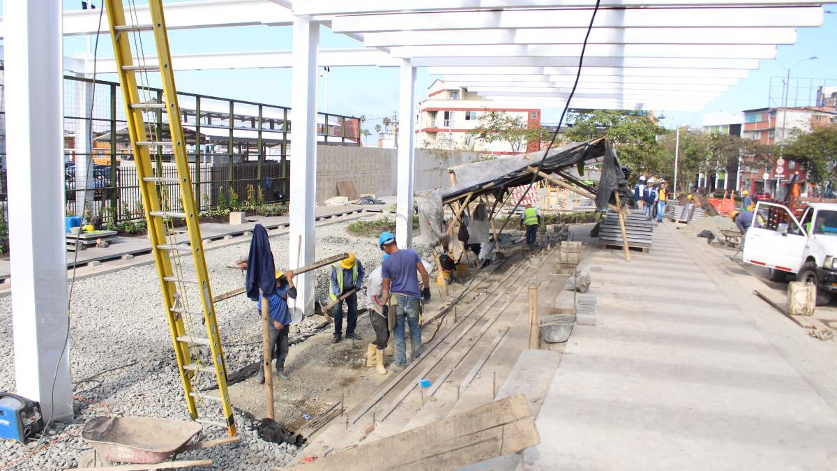 Así luce el Parque del Cuidado, cerca al SES Hospital de Caldas, que hace parte del contrato del bulevar de la 48. 