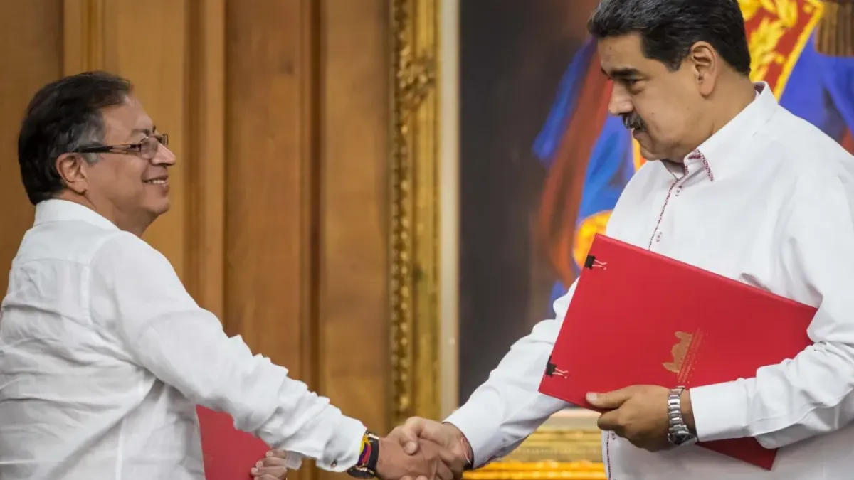 Los presidentes de Colombia y Venezuela, Gustavo Petro y Nicolás Maduro, se reunieron el pasado 7 de enero en Caracas.
