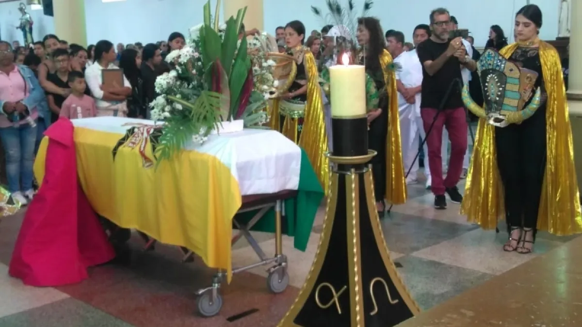 En Riosucio le dieron el último adiós al indio Comanche