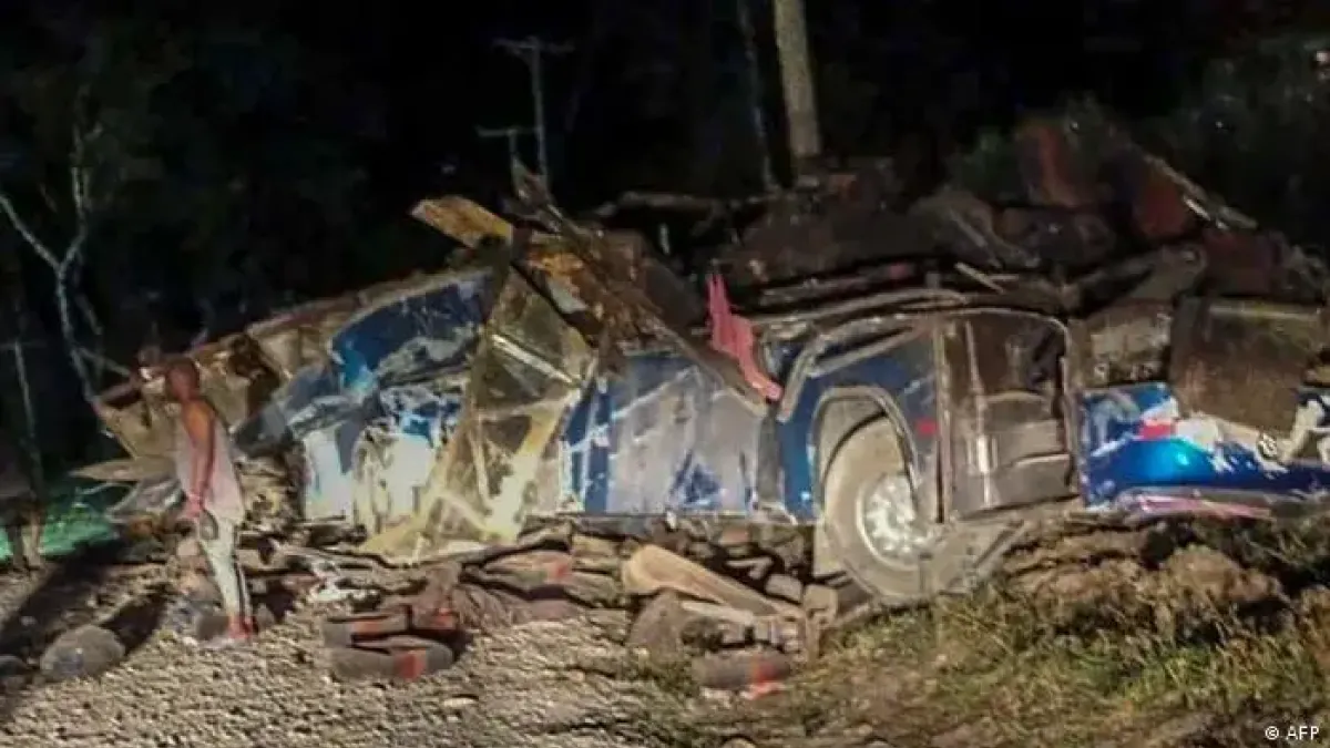  El accidente ocurrió en el área de Gualaca, en el oeste de Panamá.