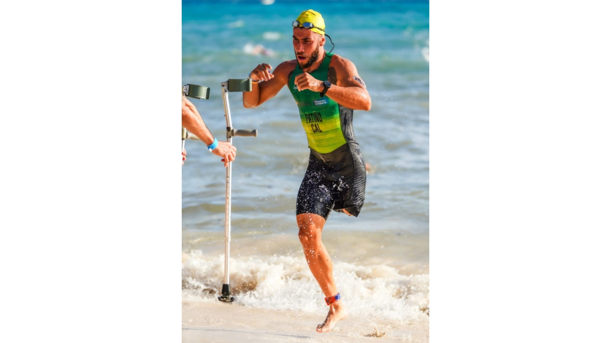 Juan Esteban Patiño Giraldo, paratriatleta de Caldas, esperanza para los VI Juegos Paranacionales.