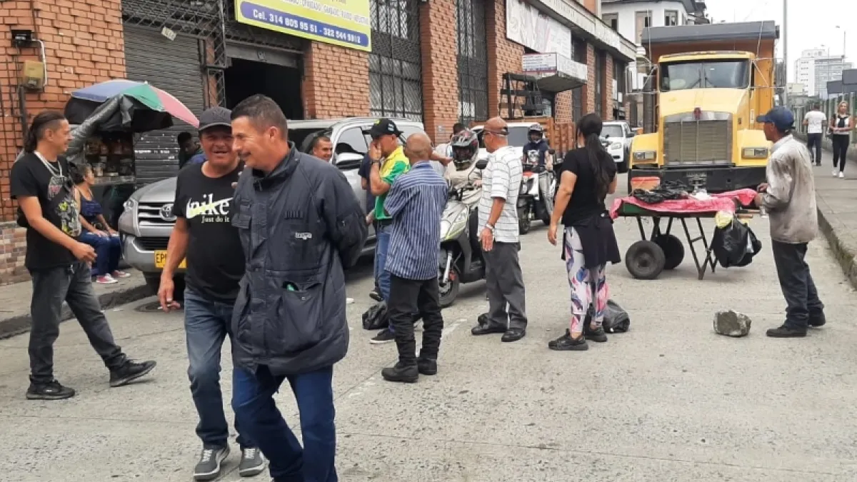 Este es el cierre que realizan los comerciantes de Liborio. 