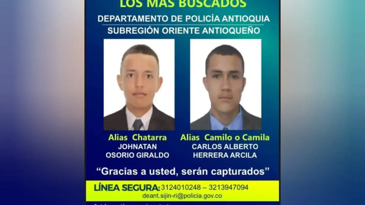 Alias Camilo (manizaleño) y alias Chatarra. 