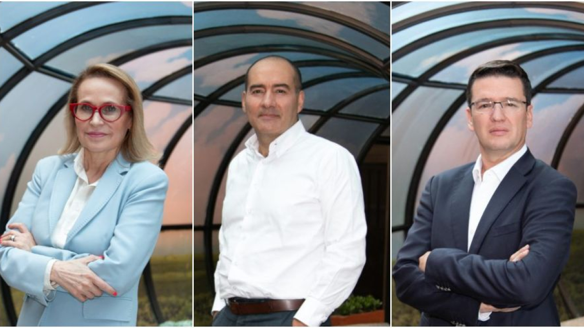 Sandra Morelli Rico, Santiago Pardo Salguero y Germán Bahamón Jaramillo.