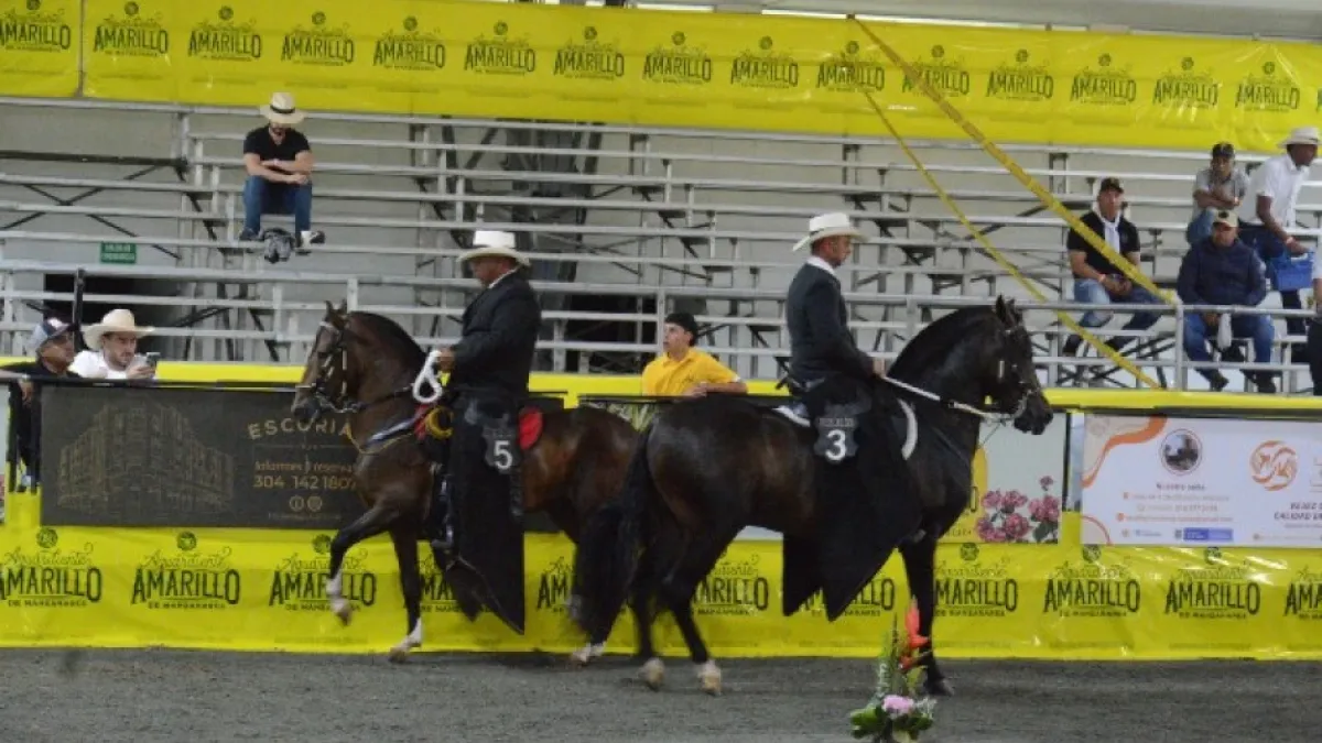 Los visitantes podían encontrar en el centro de eventos puntos de venta de comida y de artículos para los aficionados a los caballos.
