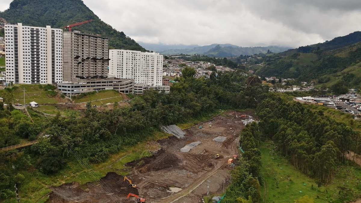 Así lucen las obras de la PTAR en Los Cámbulos, trabajos que deben entregarse el 28 de agosto de este año. 