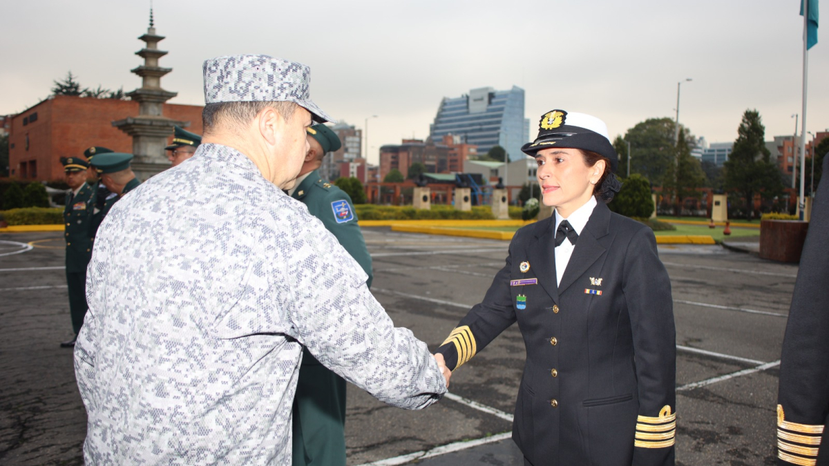 Capitán de navío Beatriz Helena García Restrepo. Este año se convertirá en contralmirante.