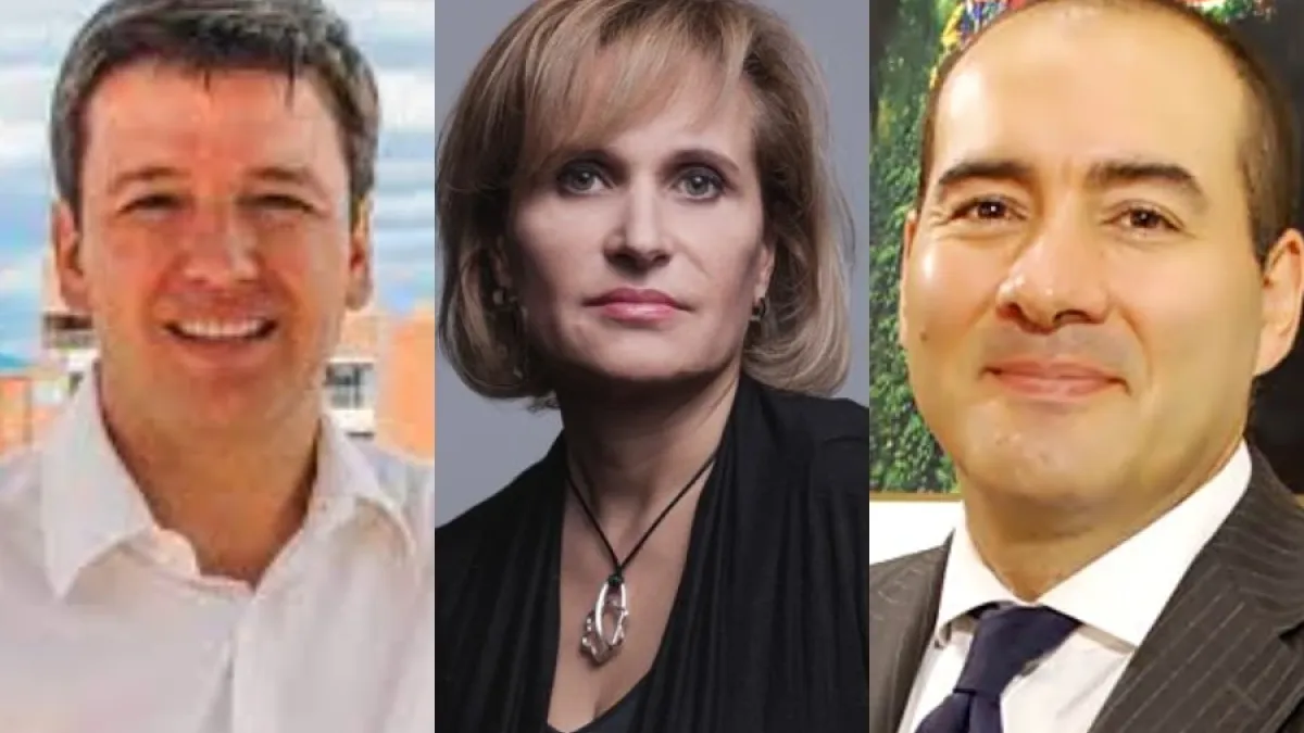 Germán Alberto Bahamón Jaramillo, Sandra Morelli y Santiago Pardo Salguero.