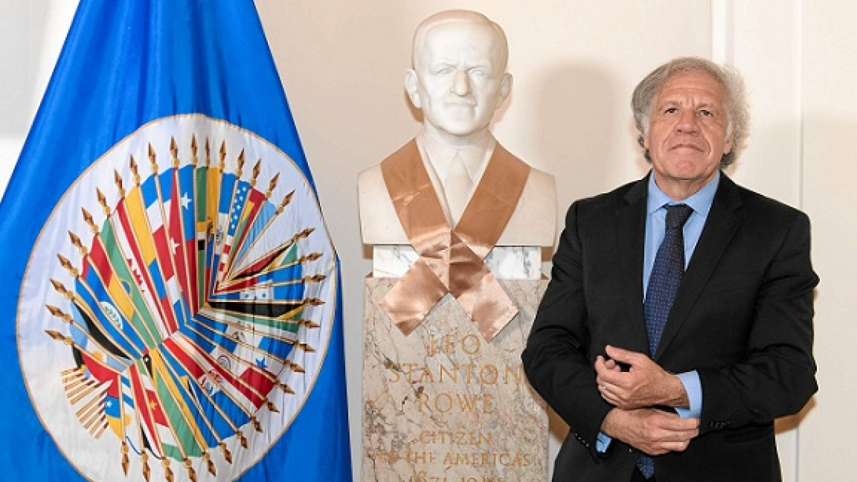 Luis Almagro está al frente de la OEA desde el 2015.
