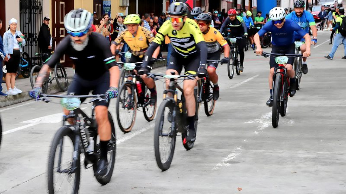 El recorrido del reto fue de 58 kilómetros y salió del Parque de Bolívar del municipio. Su meta fue el mismo lugar.