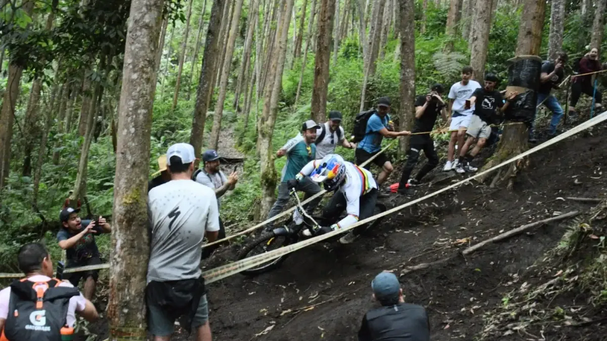 El campeón Loic Bruni en su desceso. 