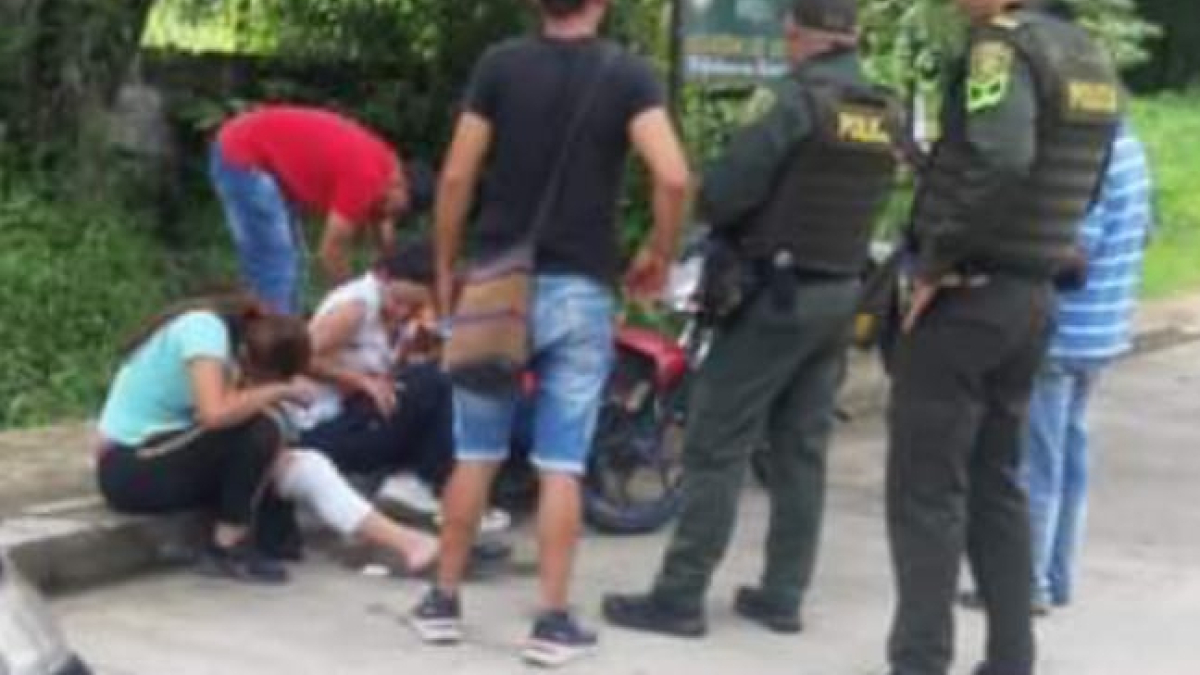 Accidente con 3 lesionados.
