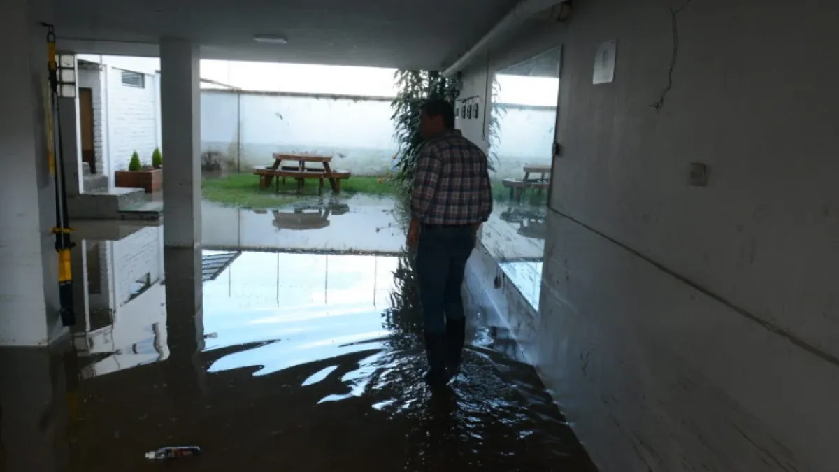 inundación barrio La camelia 