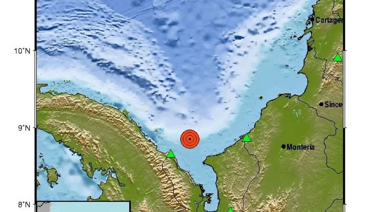 Sismo de magnitug 6.6 en el mar Caribe