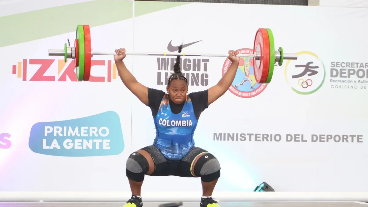 Angie Paola Franco, medalla de oro en el Panamericano de Pesas que se cumple en Manizales. 