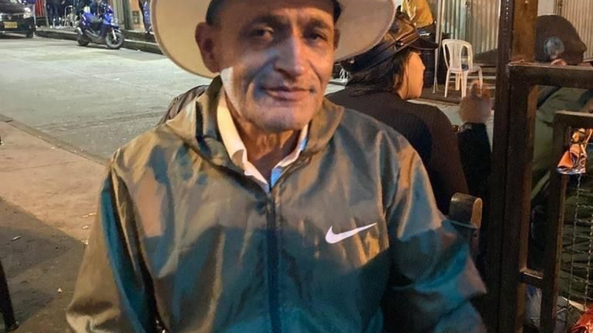 El fallecido, Jorge Agudelo.