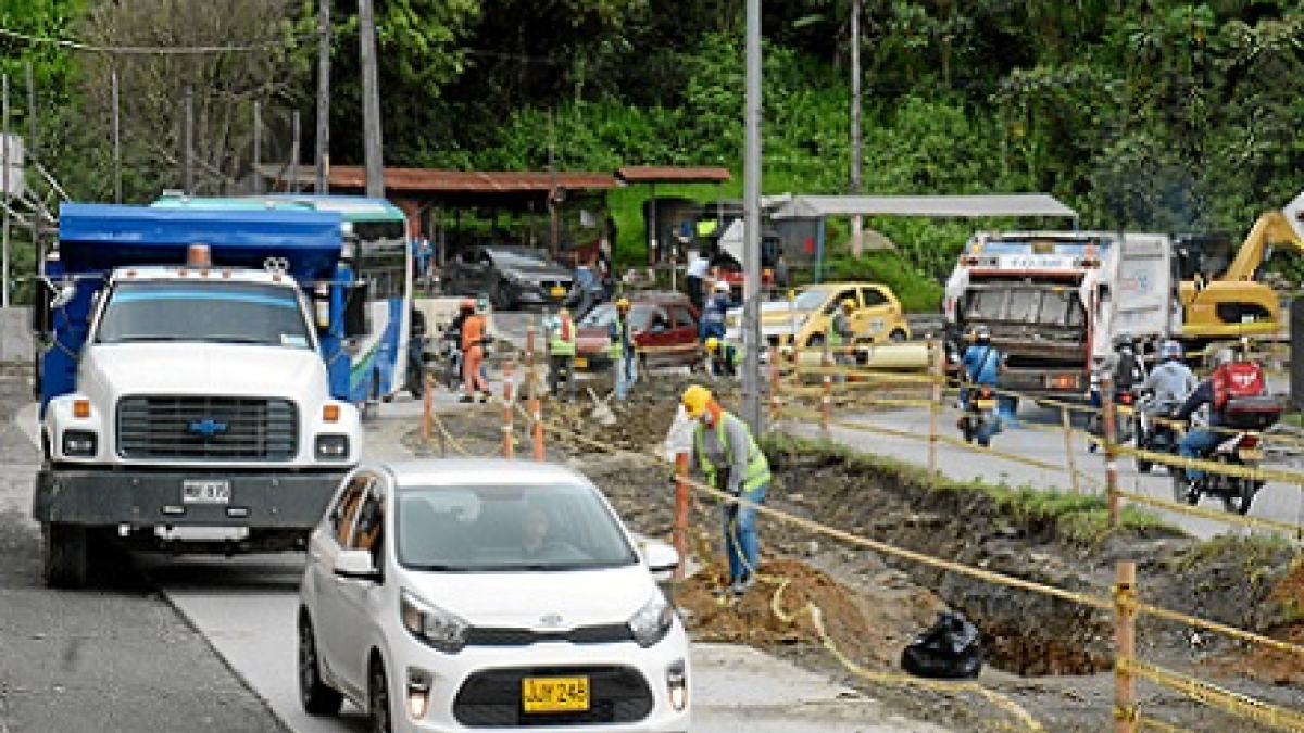 Así lucen las obras en Los Cedros.