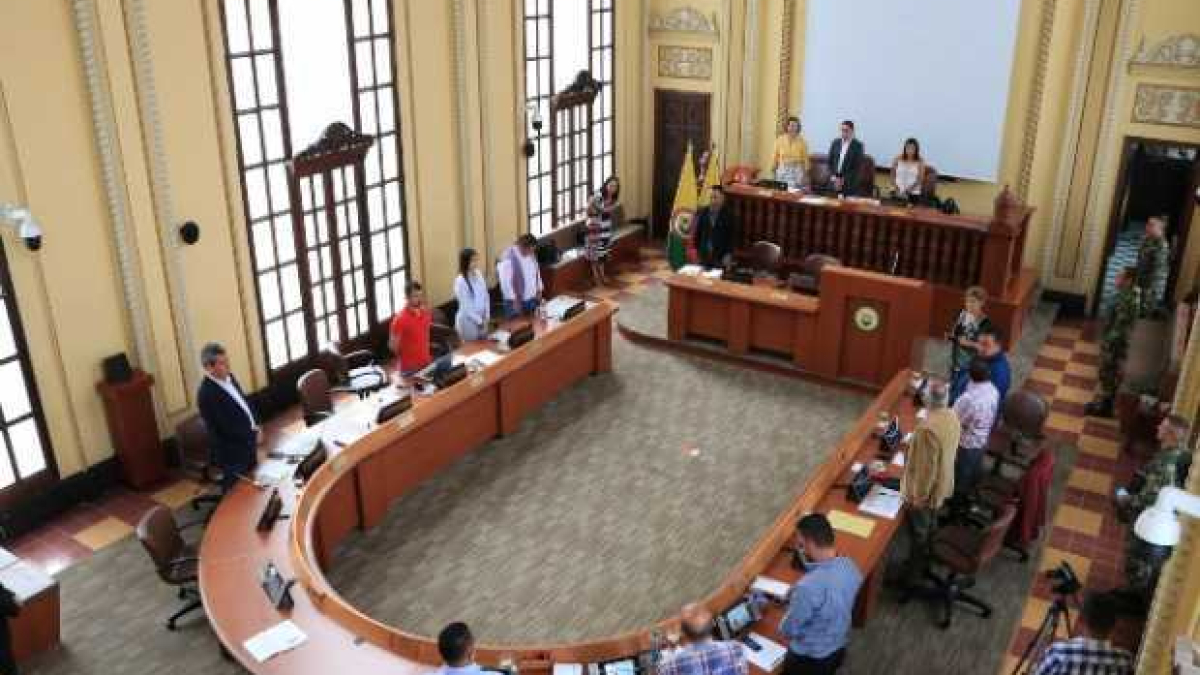 El informe se presentó ante la Asamblea de Caldas.