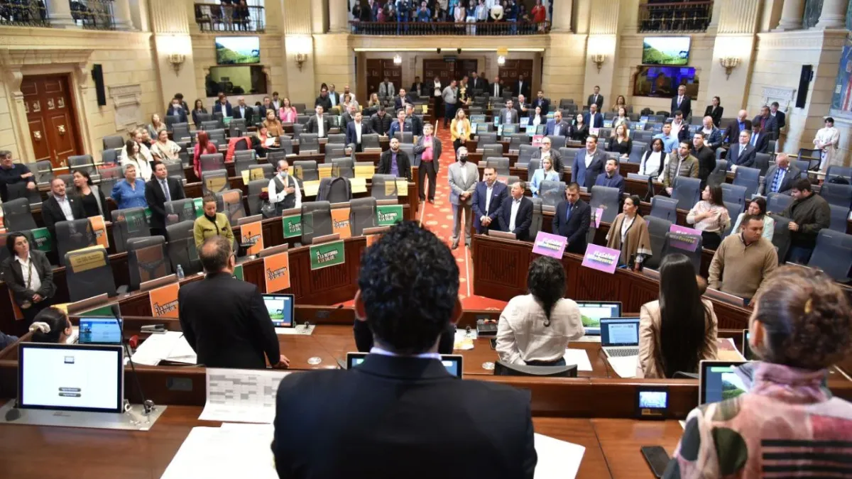 Recinto de la Cámara de Representantes. 