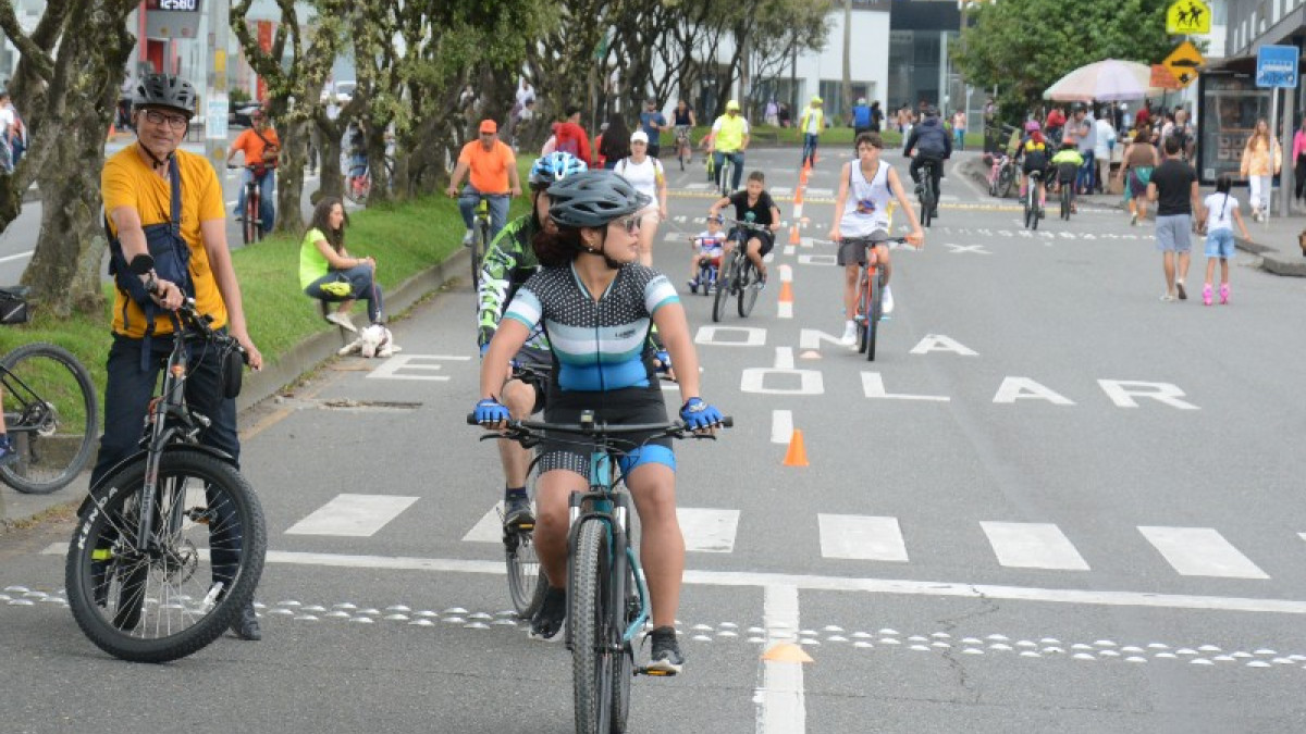 Ciclovía en Manizales