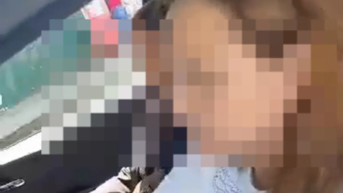 La conductora señalada.