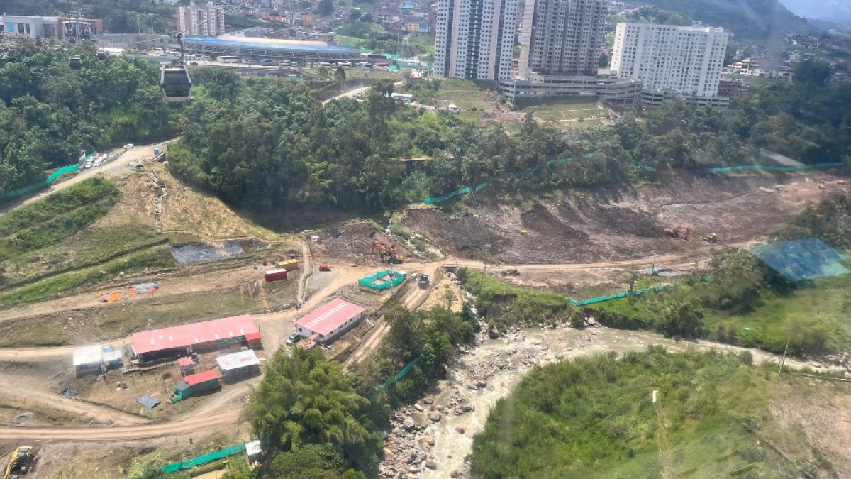 Así lucen los actuales avances de obra de la PTAR en el sector de Los Cámbulos.