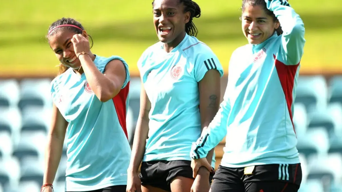 Entrenamiento de la Selección Colombia.