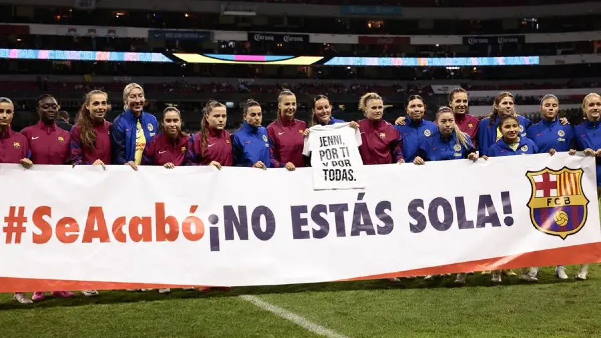  Los equipos femeninos del Barcelona de España y América de México