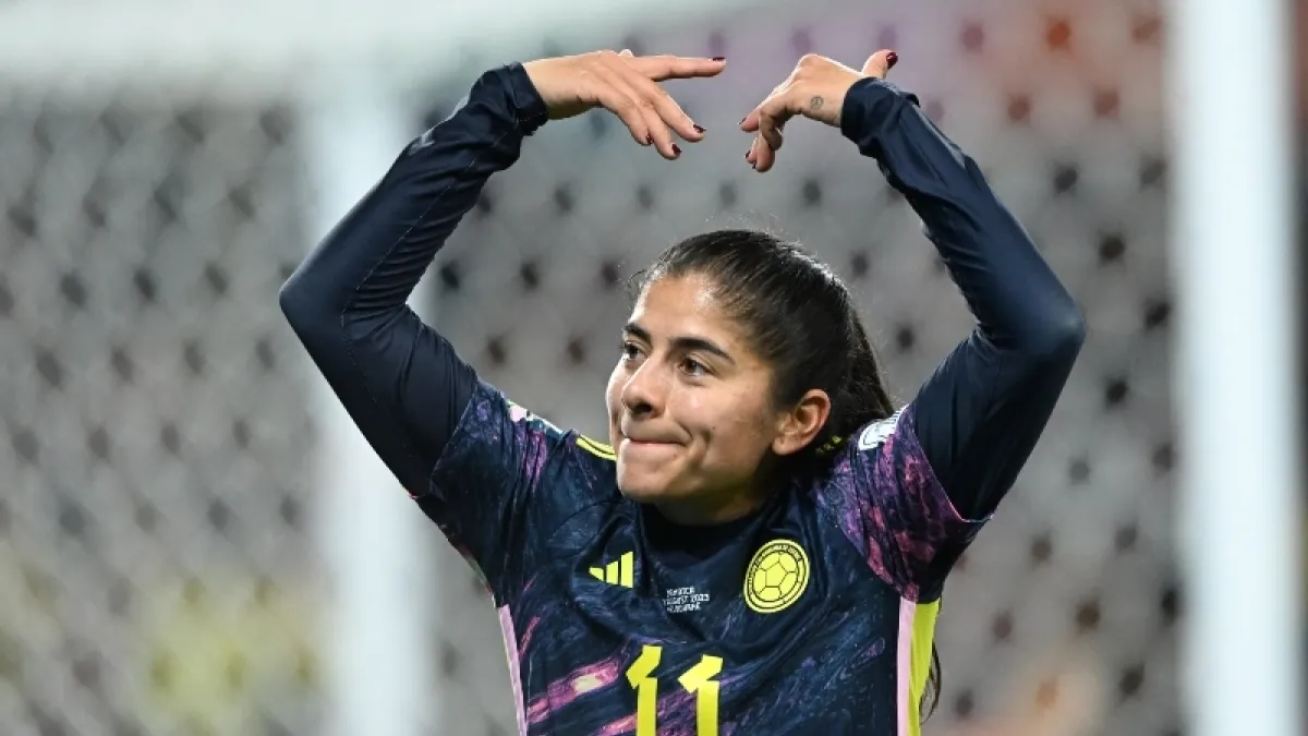 Catalina Usme, el símbolo de la victoria de Colombia sobre Jamaica y el paso a los cuartos de final del Mundial.