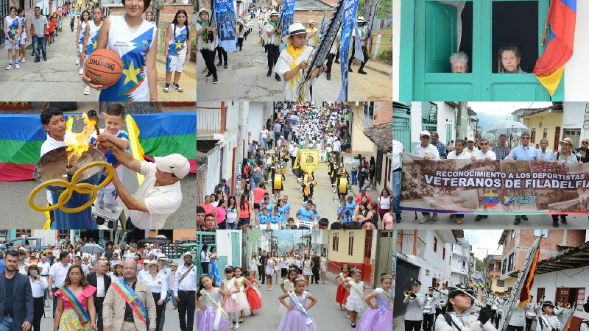 Filadelfia estuvo ayer de fiesta con la inauguración de sus XLIV Juegos Deportivos y Fiestas Regionales.