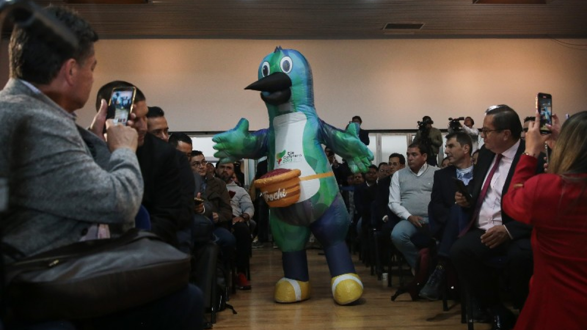 Los XXII Juegos Deportivos Nacionales y VI Paranacionales fueron ratificados y presentados ayer en Bogotá para el Eje Cafetero. Trochi, la mascota de las justas, abrió la programación.