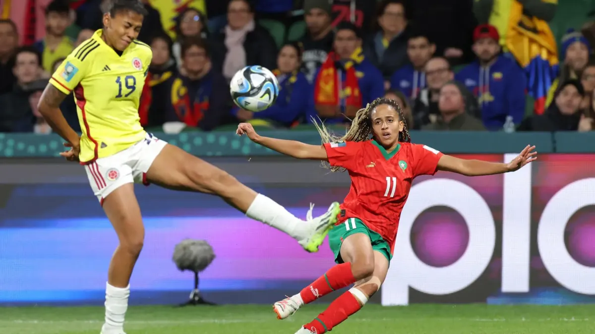 Jorelyn Carabali, figura de la defensa colombiana. 